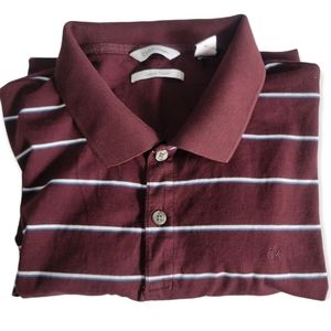 Calvin Klein Mens Liquid Touch Polo‎ Shirt Size Large